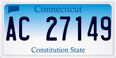 CT license plate AC27149