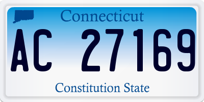 CT license plate AC27169