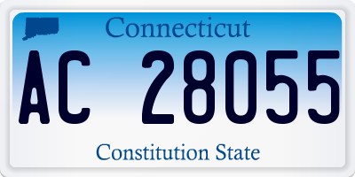 CT license plate AC28055