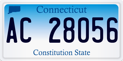CT license plate AC28056
