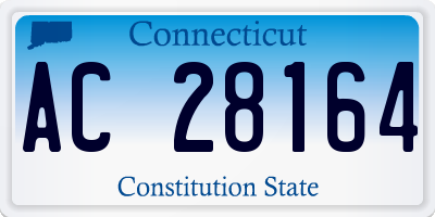 CT license plate AC28164