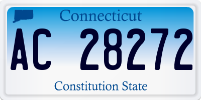 CT license plate AC28272