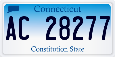 CT license plate AC28277