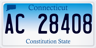 CT license plate AC28408