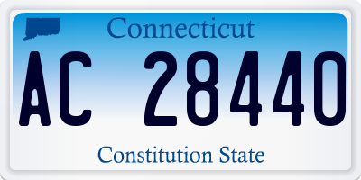 CT license plate AC28440