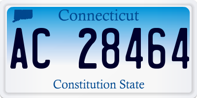 CT license plate AC28464