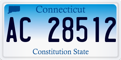 CT license plate AC28512