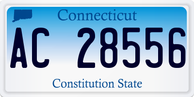 CT license plate AC28556