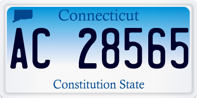 CT license plate AC28565