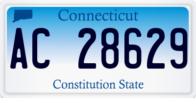 CT license plate AC28629