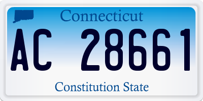 CT license plate AC28661