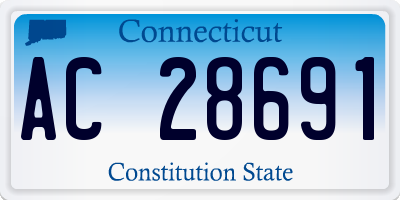 CT license plate AC28691