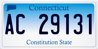 CT license plate AC29131