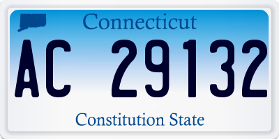 CT license plate AC29132