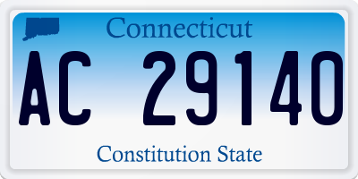 CT license plate AC29140