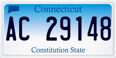 CT license plate AC29148