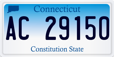 CT license plate AC29150