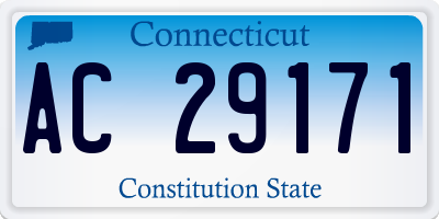 CT license plate AC29171