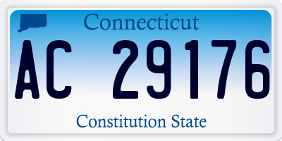 CT license plate AC29176