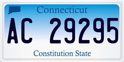 CT license plate AC29295