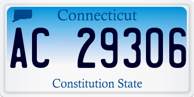 CT license plate AC29306