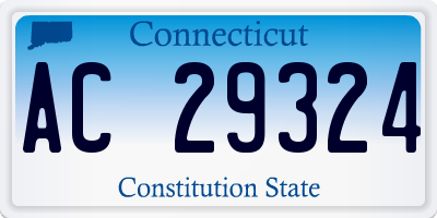 CT license plate AC29324