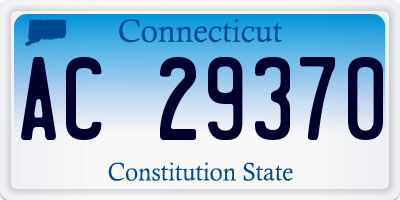 CT license plate AC29370