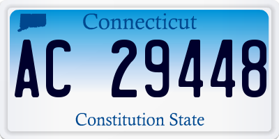 CT license plate AC29448