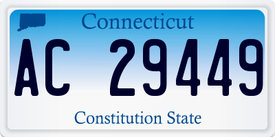 CT license plate AC29449