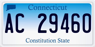 CT license plate AC29460