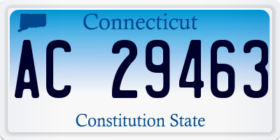 CT license plate AC29463