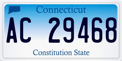 CT license plate AC29468