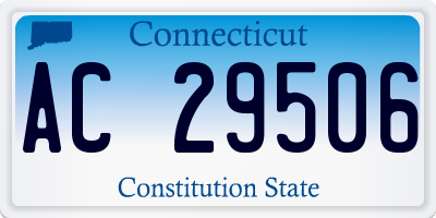 CT license plate AC29506
