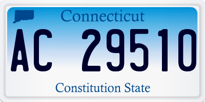 CT license plate AC29510