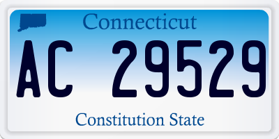 CT license plate AC29529