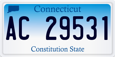CT license plate AC29531