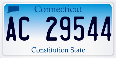CT license plate AC29544
