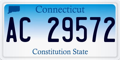 CT license plate AC29572