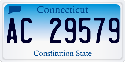 CT license plate AC29579
