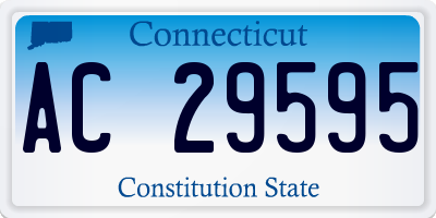 CT license plate AC29595