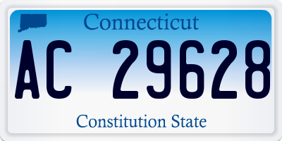 CT license plate AC29628