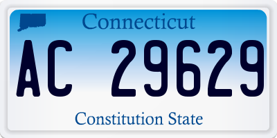 CT license plate AC29629