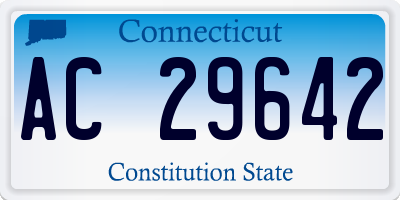 CT license plate AC29642