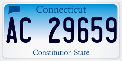 CT license plate AC29659