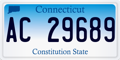 CT license plate AC29689