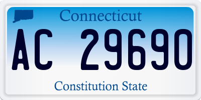 CT license plate AC29690