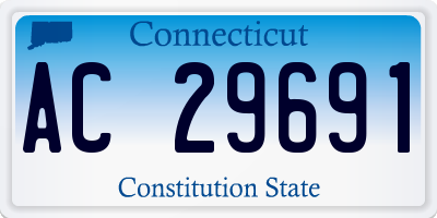 CT license plate AC29691