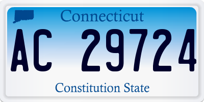 CT license plate AC29724