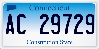 CT license plate AC29729