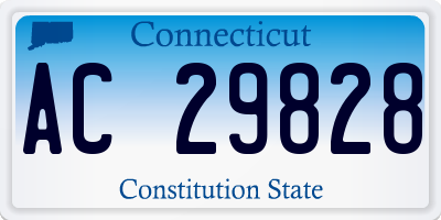 CT license plate AC29828